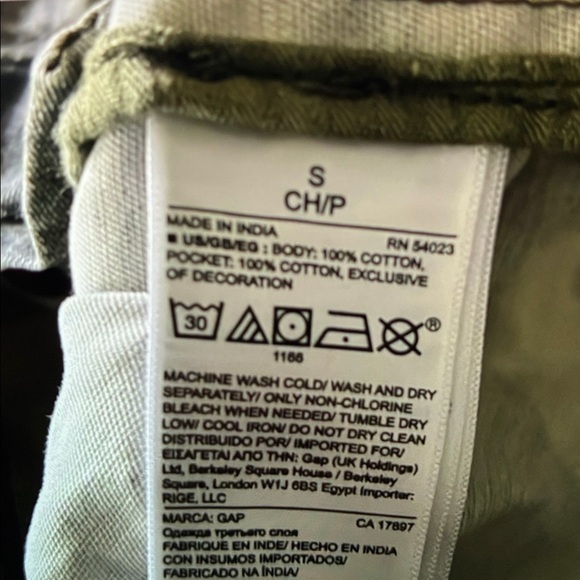 Gap CAMO Embroidered Utility Jacket Size Small - Picture 7 of 8